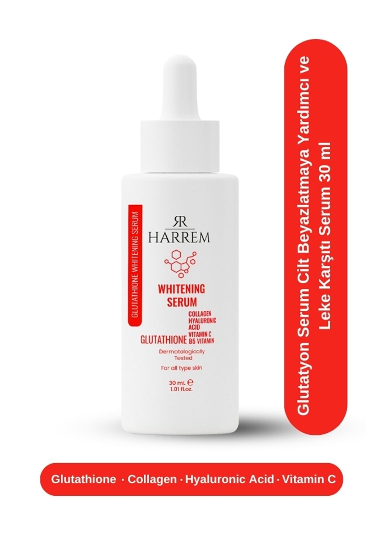 Glutatyon Cilt Beyazlatmaya Yardımcı Ve Leke Karşıtı Hücre Yenileyici Serum
