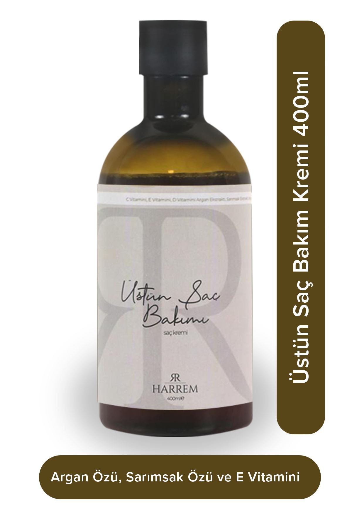Onarıcı ve Nemlendirici Argan ve Hindistan Cevizi Yağı Özlü Üstün Saç Bakım Kremi 400Ml