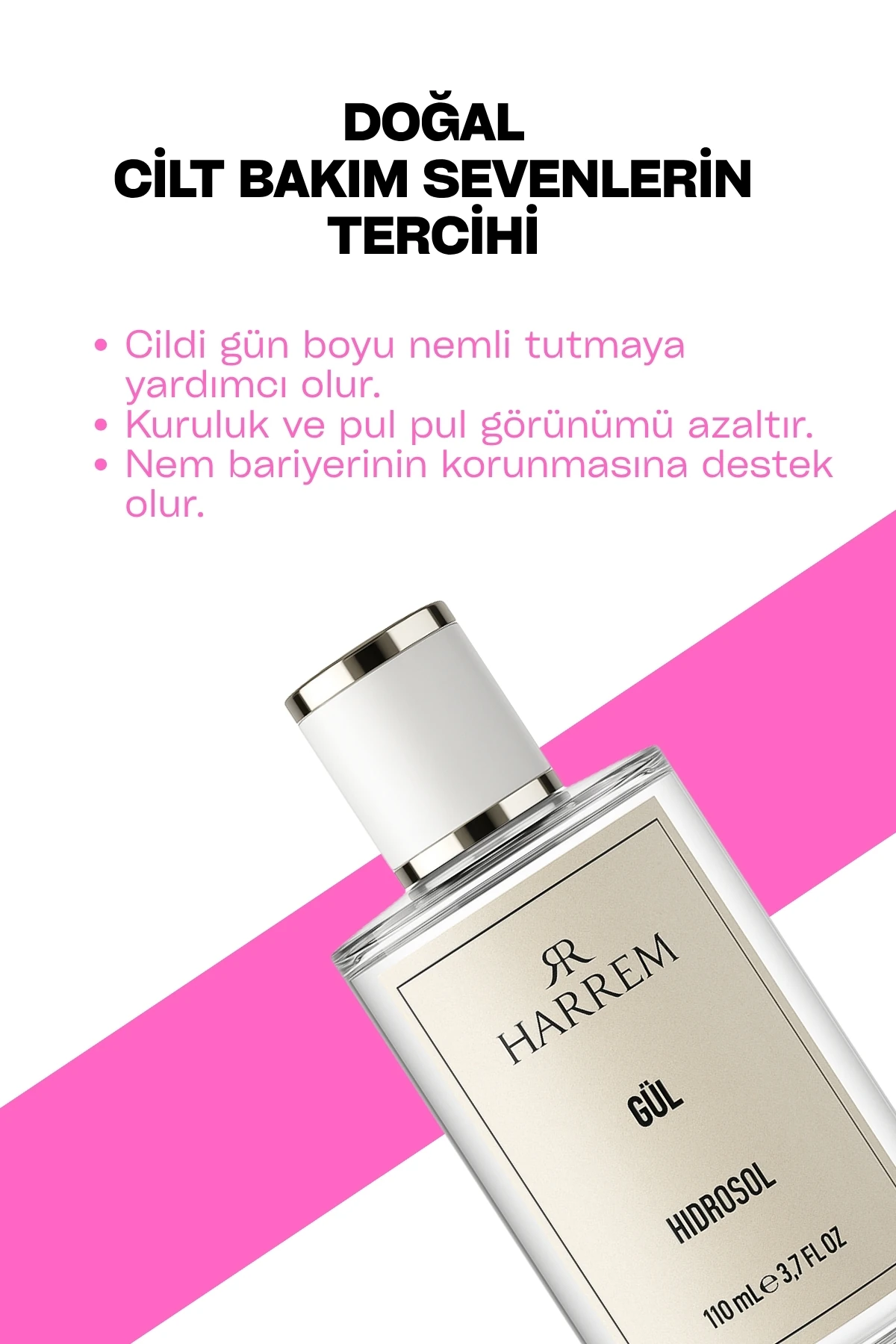 Gül Suyu Cilt Tonu Eşitleyici ve Cilt Yenileyici Tonik