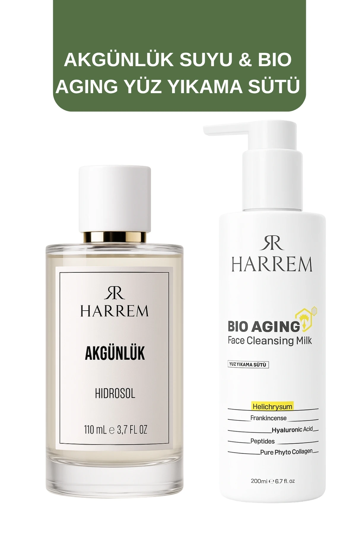Bio-Aging Yıkama Sütü-Akgünlük Suyu Set