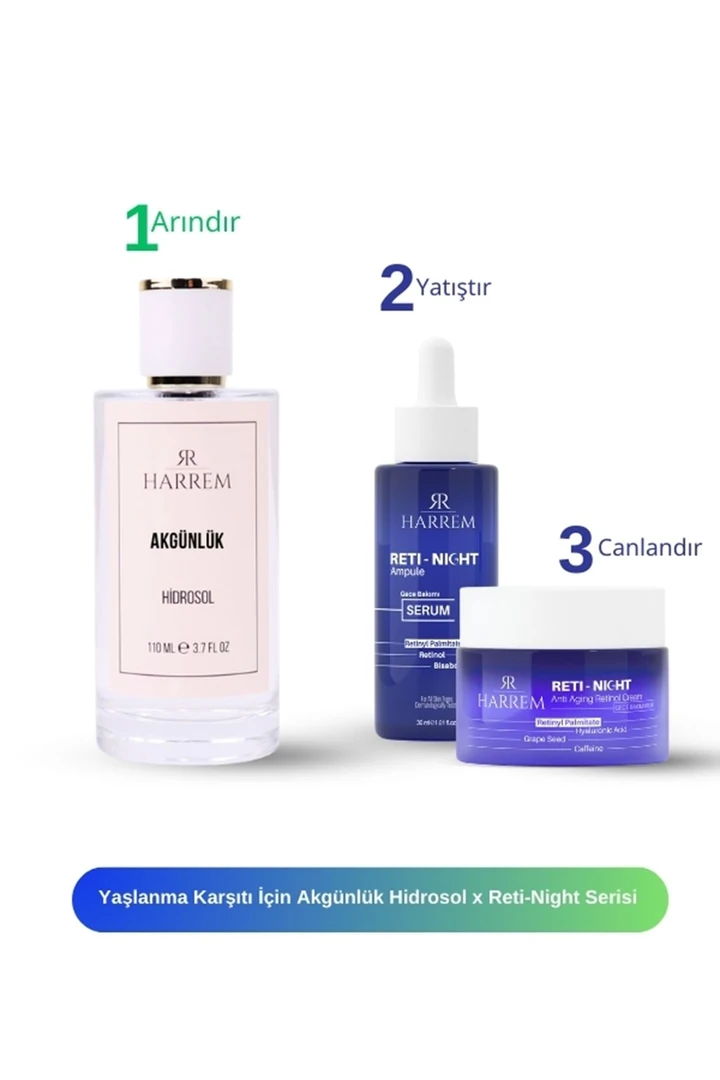 Reti-Night Serum & Reti-Night Krem & Akgünlük Suyu Kasım Özel Seti