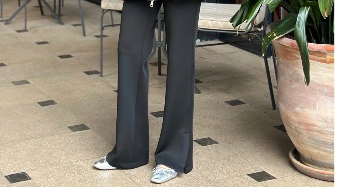 SCUBA YANI YIRTMAÇLI PANTOLON 