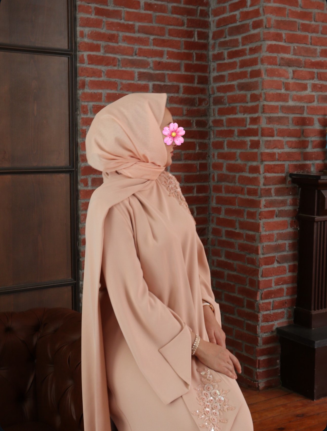 MİHRİ SOMON PEMBE ELBİSE