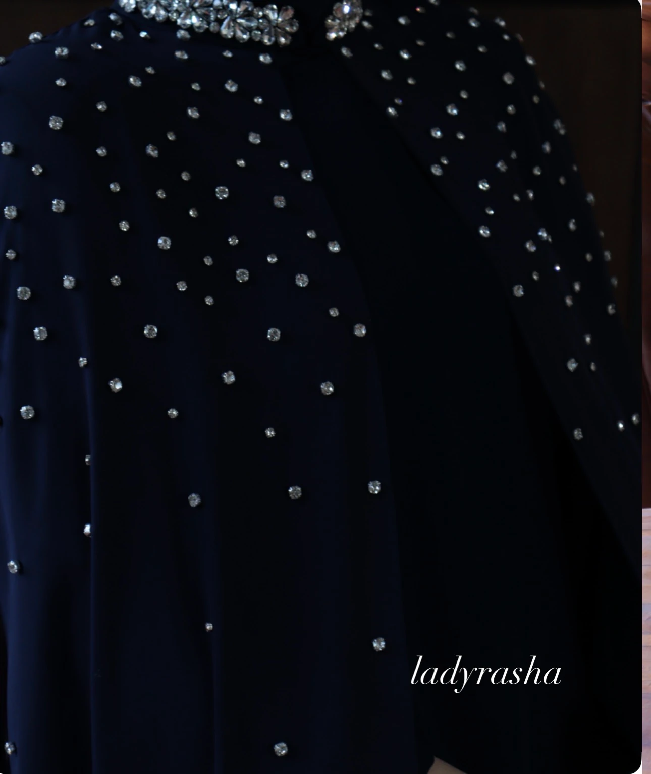 LACİVERT PARLA ELBİSE