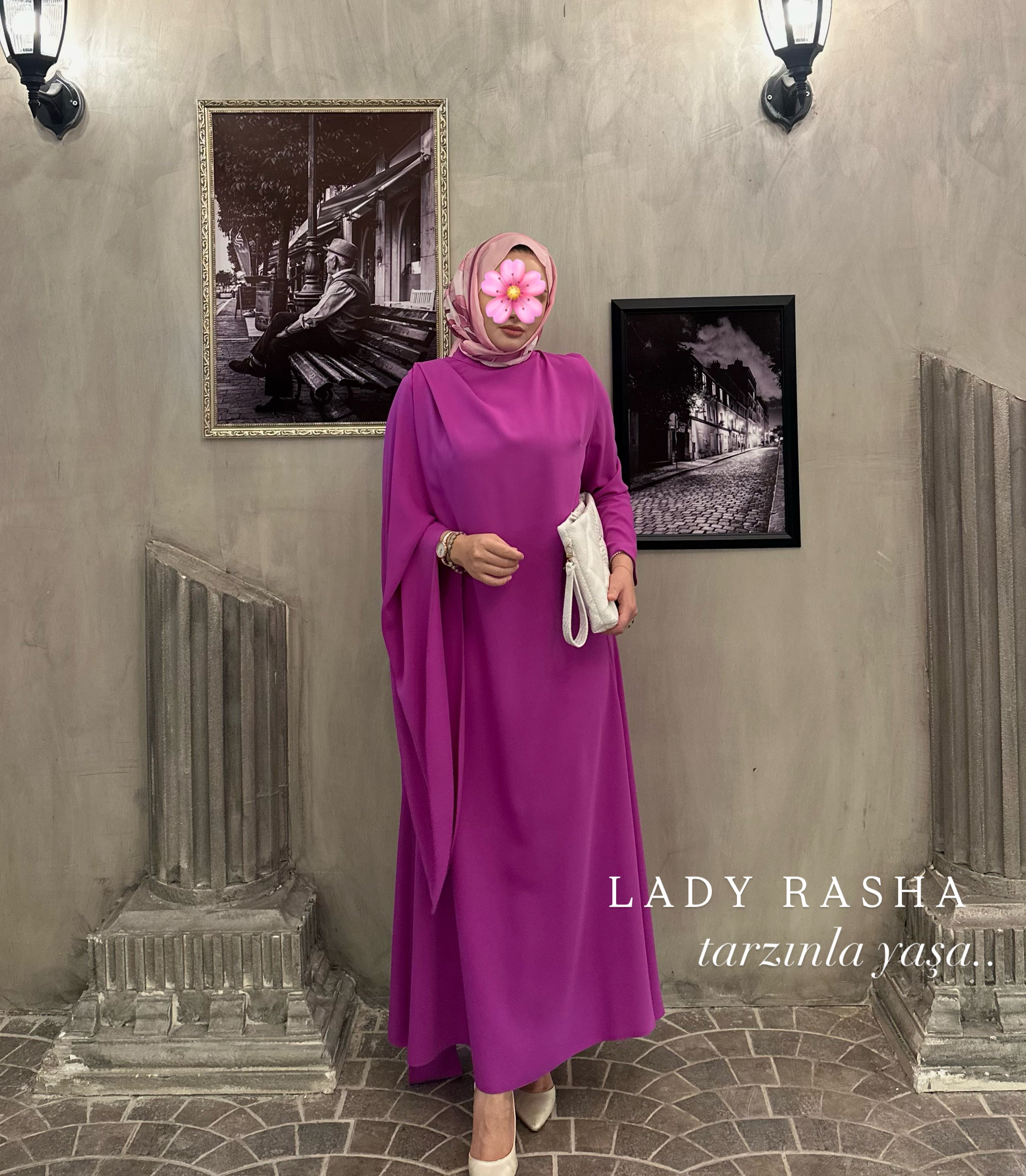 MAGENTA DAMLA ELBİSE 