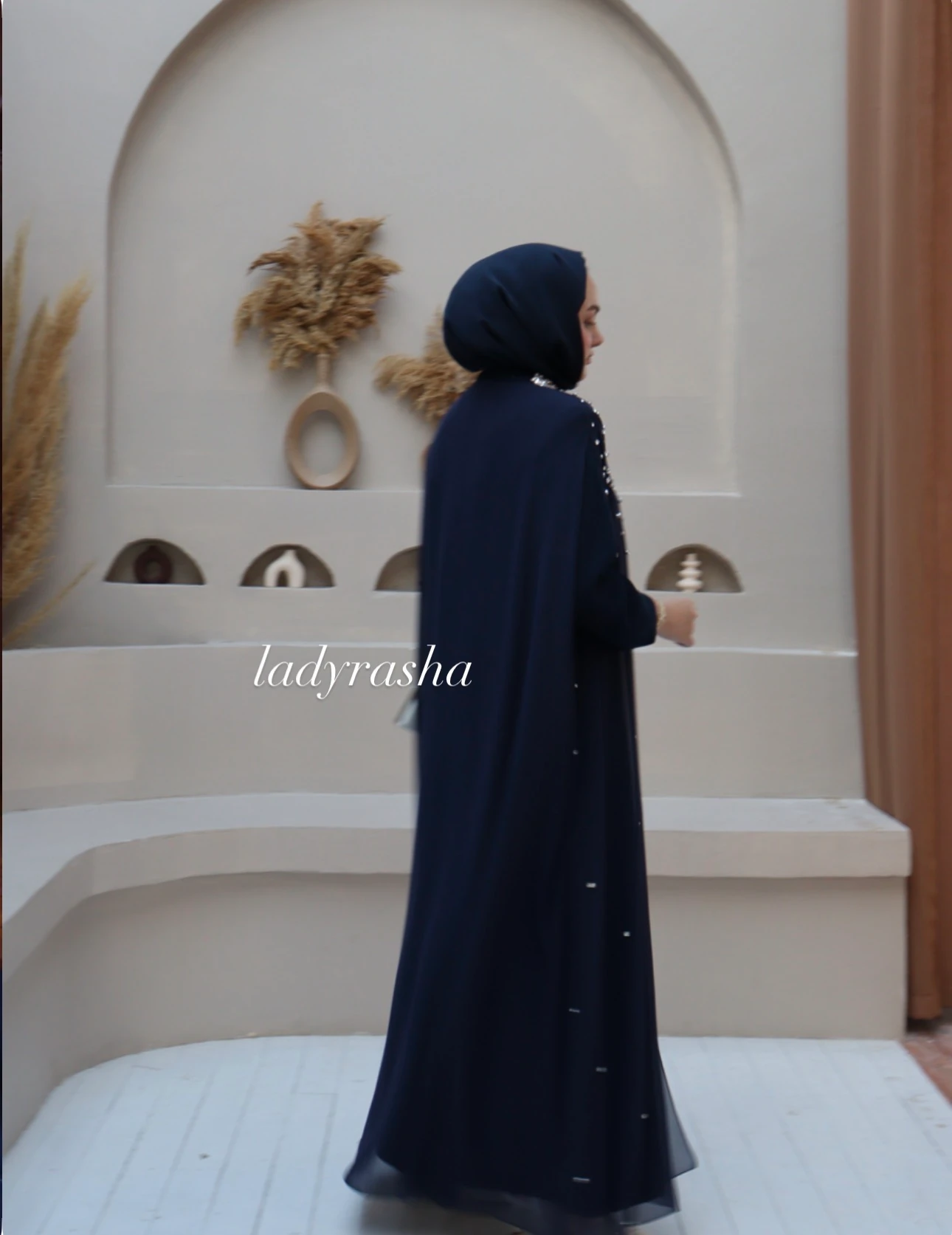 LACİVERT PARLA ELBİSE