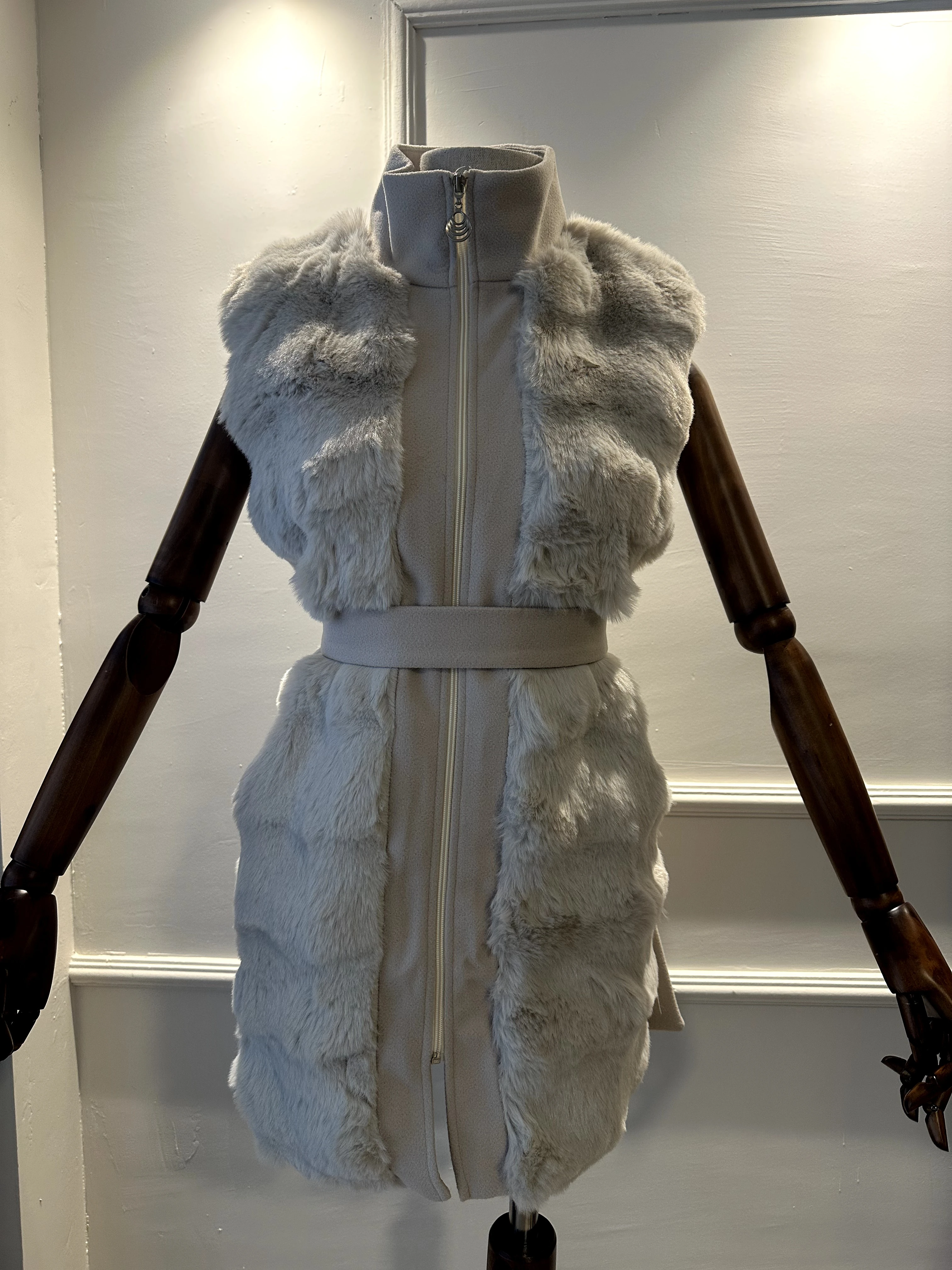 vizon kürklü yelek 