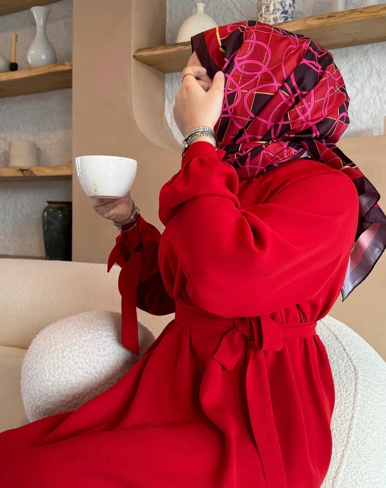 LOYA KIRMIZI ELBİSE