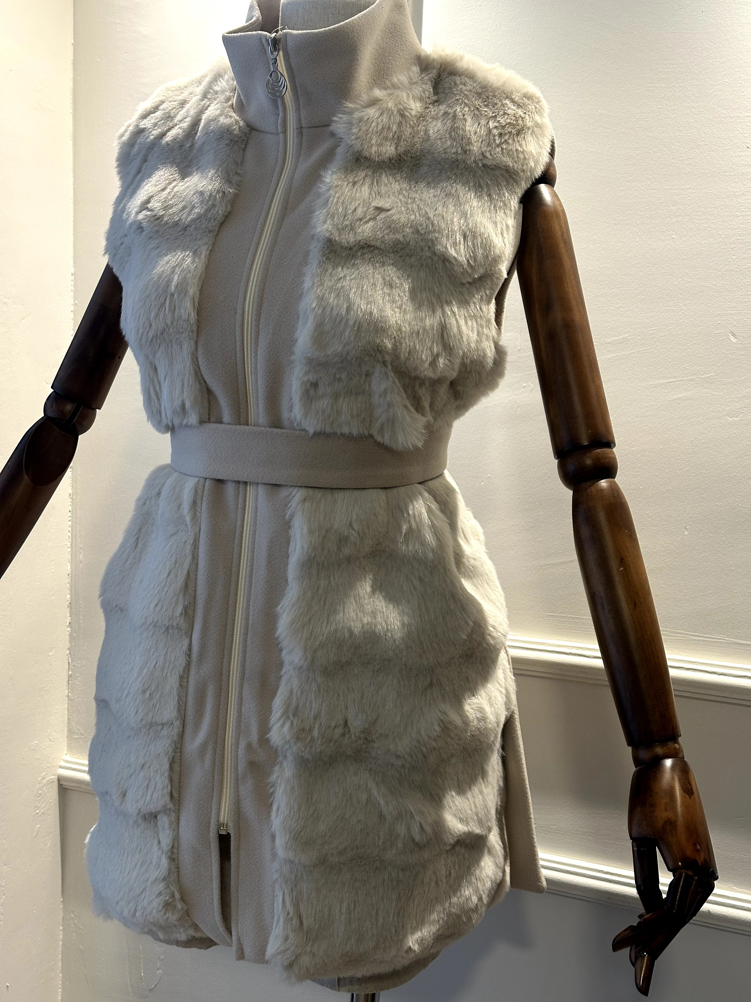 vizon kürklü yelek 