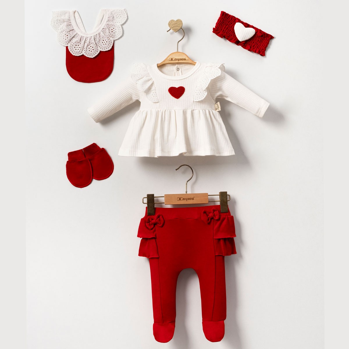 MİNİ CAYZEN KIZ 0-3 AY LOTTIE 5Lİ SET