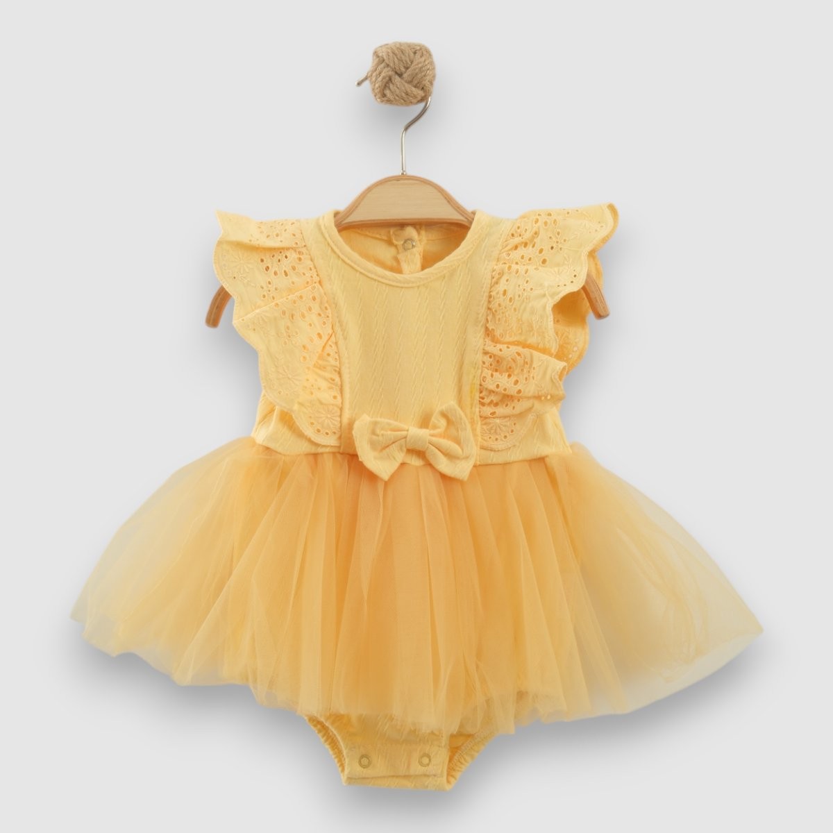 FİSTOLU TÜTÜLÜ KIZ BEBEK 3-6/6-9/9-12 ÇITÇITLI BODY
