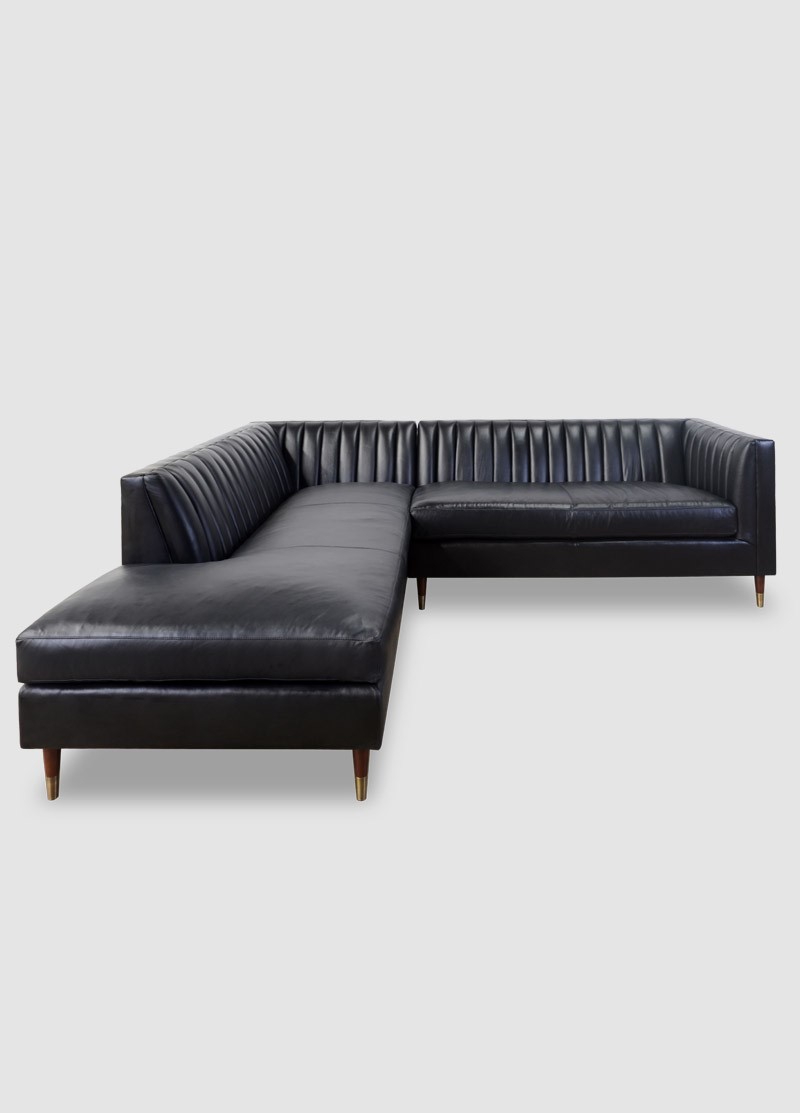 BLEATHER CORNER SOFA