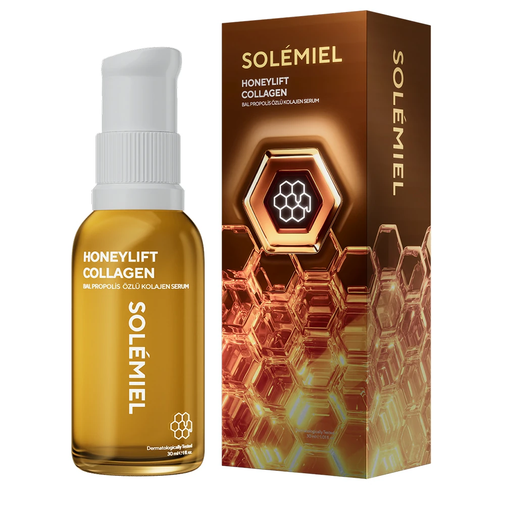 Cilt Sıkılaştırıcı ve Dolgunlaştırıcı Etkili Bal ve Propolis Özlü Kolajen Serumu 30 ml