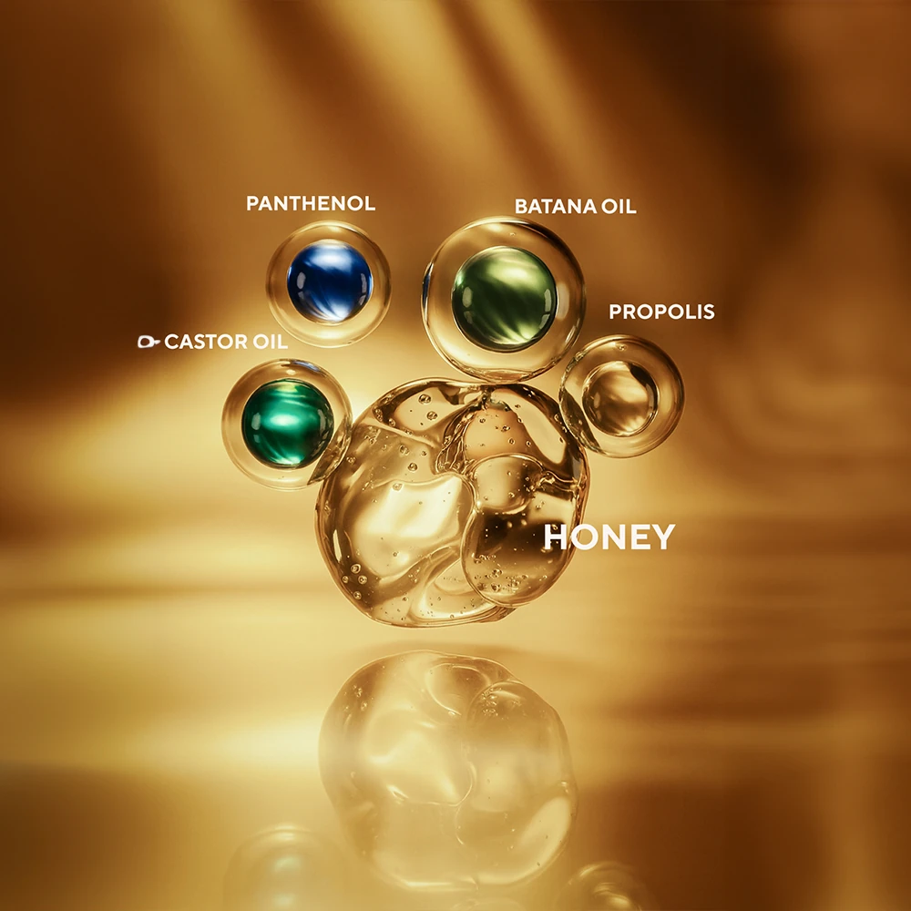 Besleyici ve Dökülme Karşıtı Batana ve Castor Yağı İçeren Bal Özlü Şampuan 400 ml
