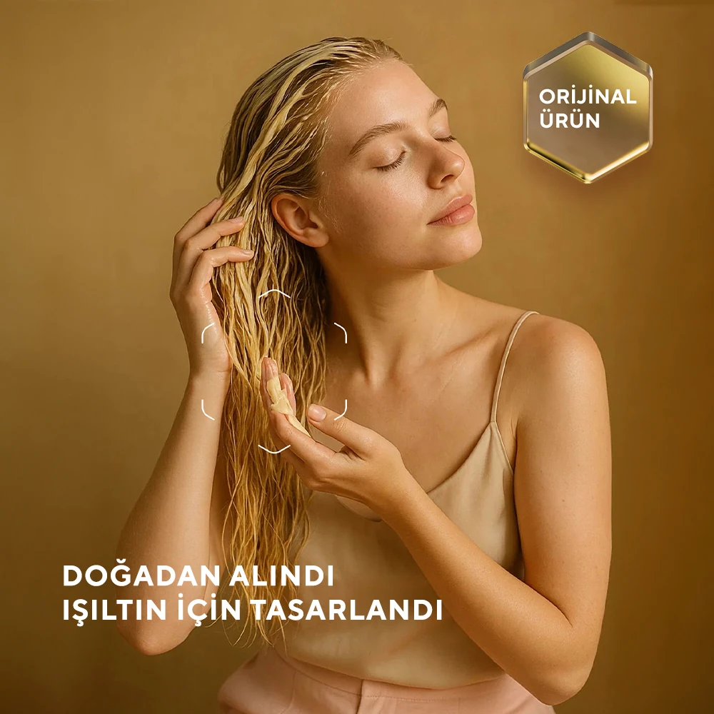 Besleyici ve Parlaklık Artırıcı Batana ve Castor Yağı İçeren Bal Özlü Saç Maskesi 250 ml