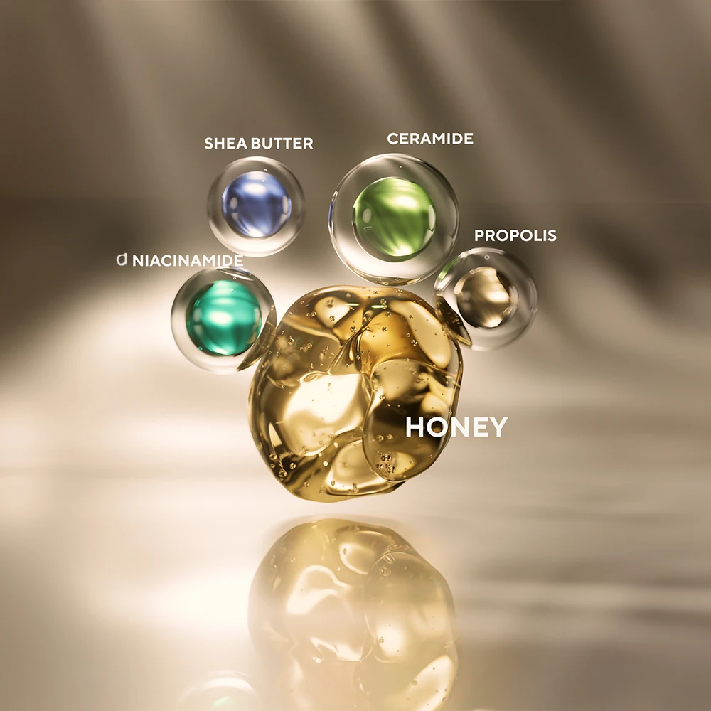 Yoğun Nemlendirme ve Aydınlatma Sağlayan Bal ve Propolis Özlü Su Bazlı Nemlendirici Yüz Kremi 50 ml