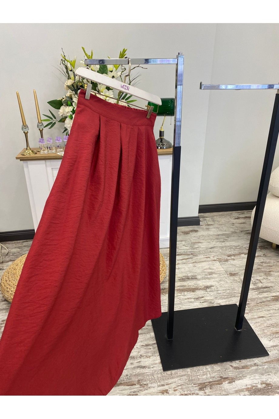 Kadın Ceremony Tasarım Pileli Dubai Etek