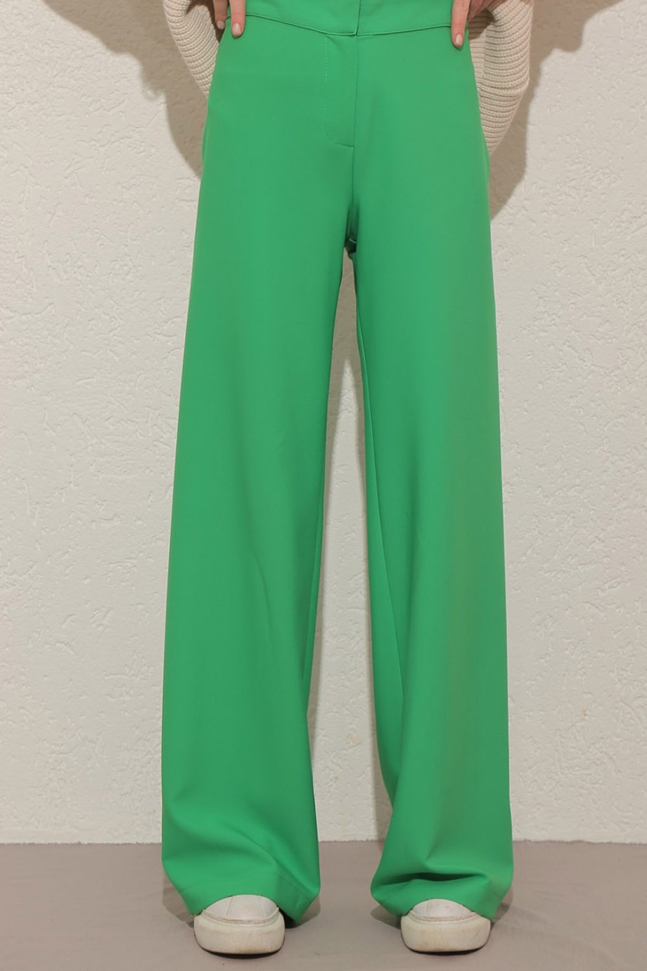 Soul Of Moor Kadın Yeşil Geniş Paça Pantolon