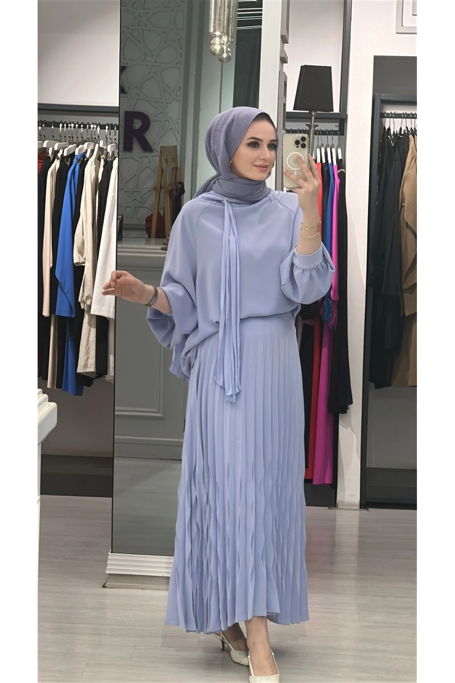 CEREMONY YAKASI FİYONK DETAYLI BLUZ