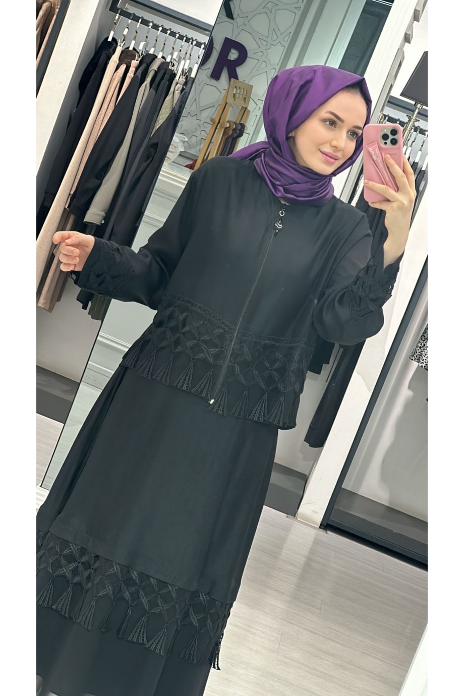 CEREMONY PÜSKÜL VE DANTELLİ ETEK TAKIM