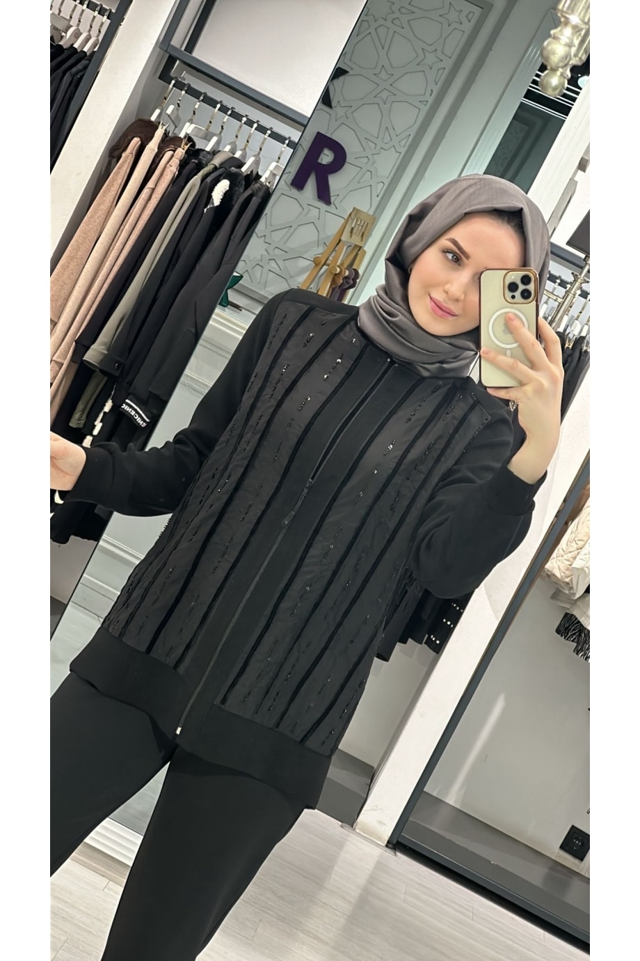 FUAT GÜRŞEN BONCUK DETAYLI KAP