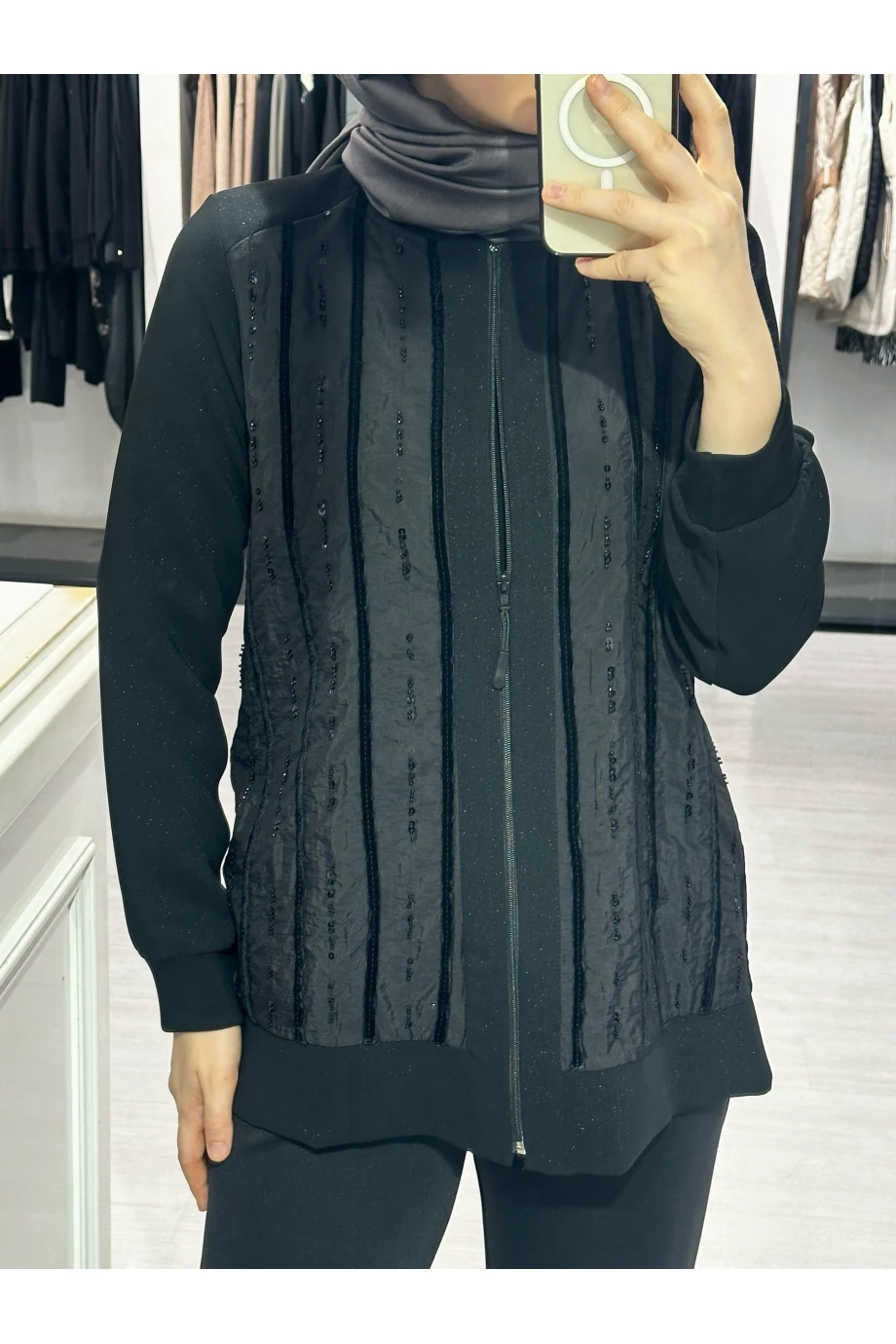 FUAT GÜRŞEN BONCUK DETAYLI KAP