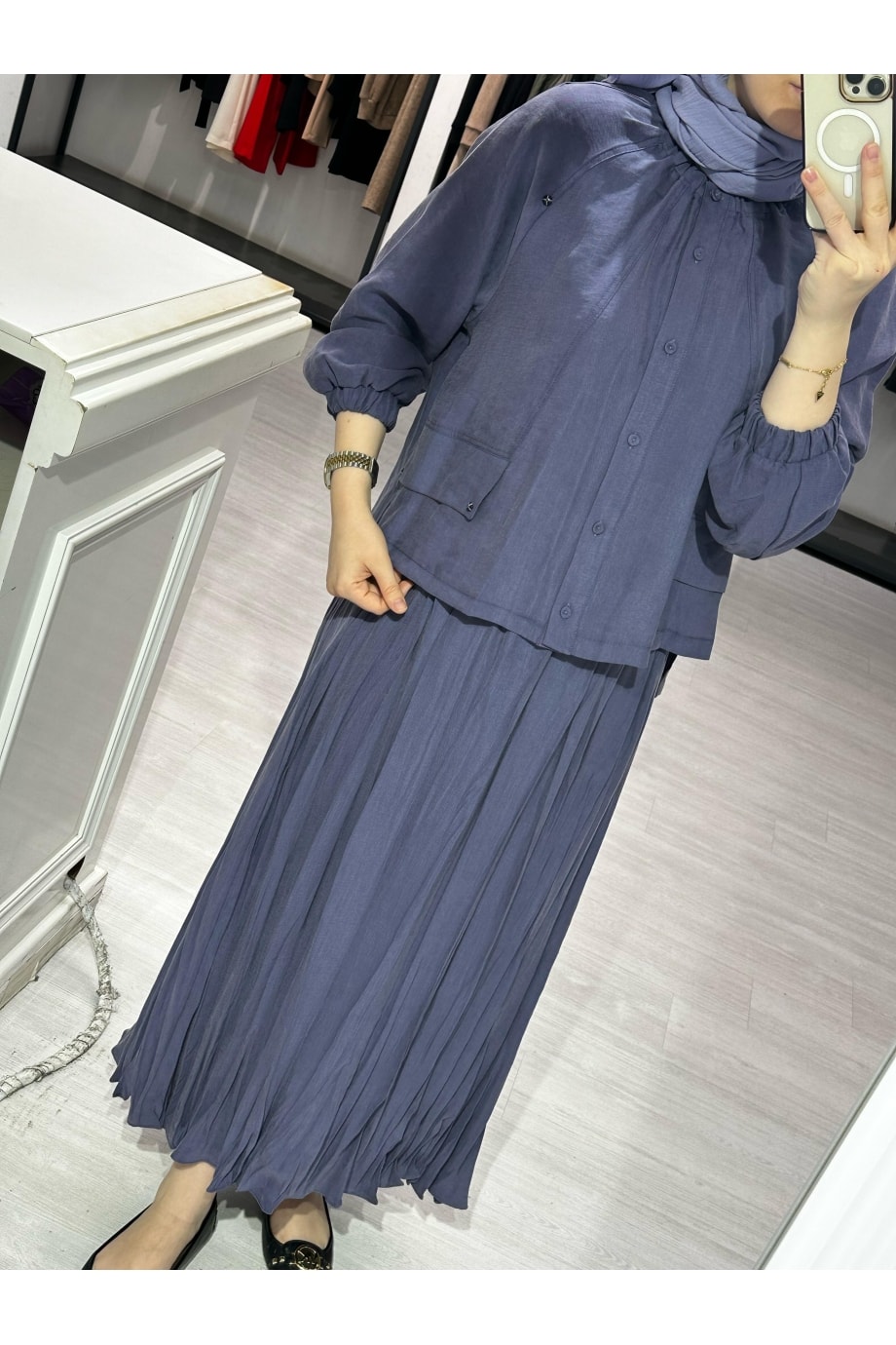 CEREMONY BELİ LASTİKLİ KRAŞ ETEK