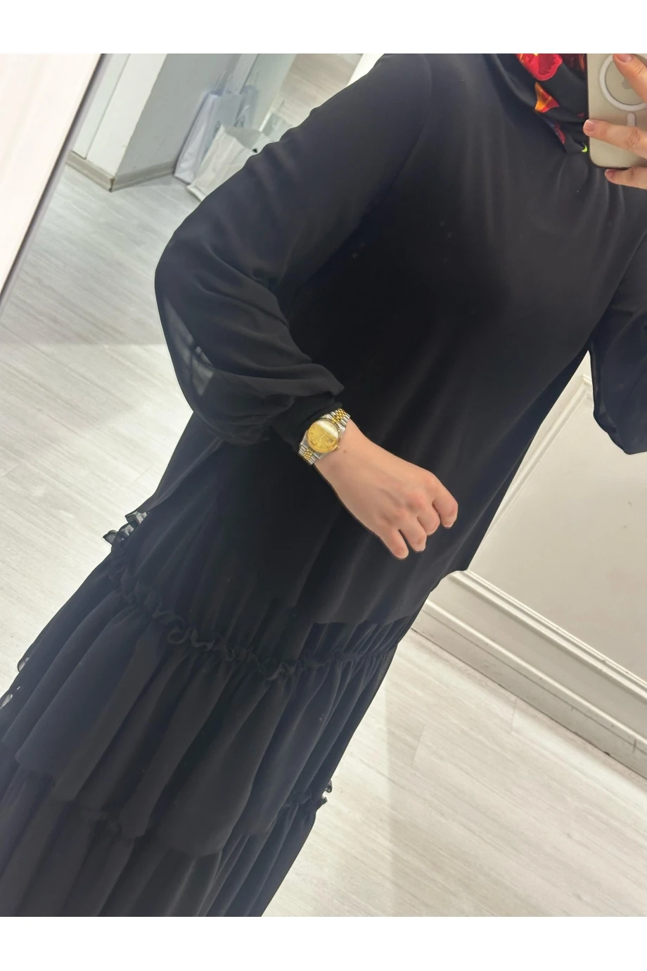 CEREMONY ŞİFON ETEĞİ BÜZGÜLÜ TAKIM