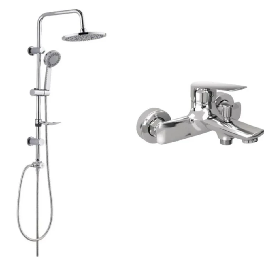 KALE Tandem Banyo Bataryası ve Tema 53230 Tepe Duş Seti