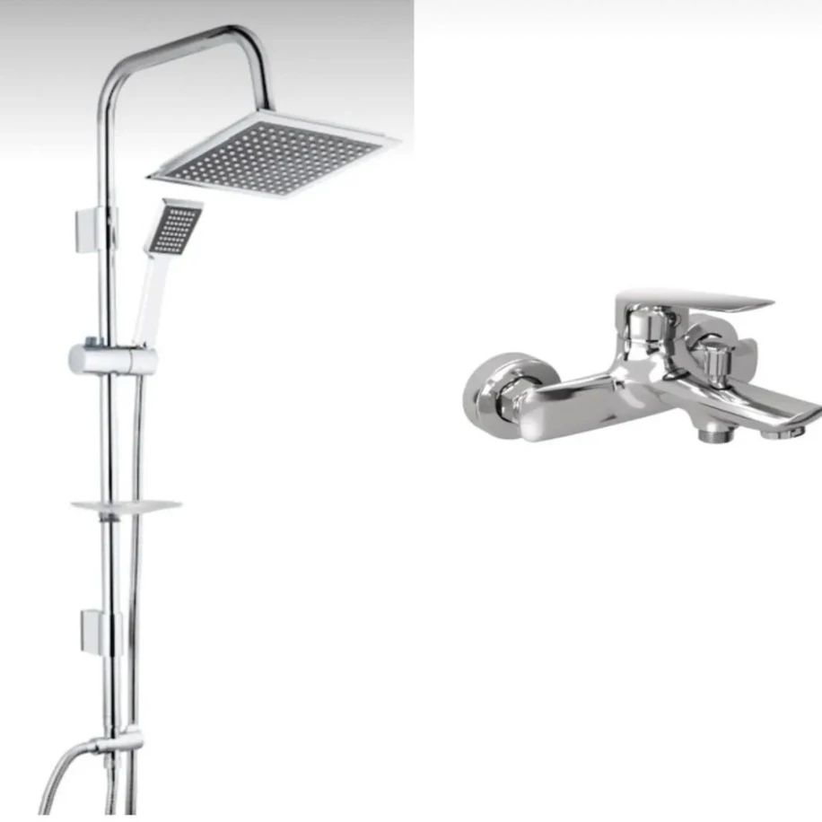 KALE Tandem Banyo Bataryası ve Tema 53260 Tepe Duş Seti