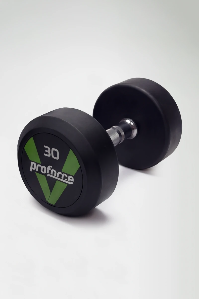 ザウルス　ALPHA Dumpty Clinks OLİMPİK KAUÇUK KAPLI DUMBELL 30 KGProforce