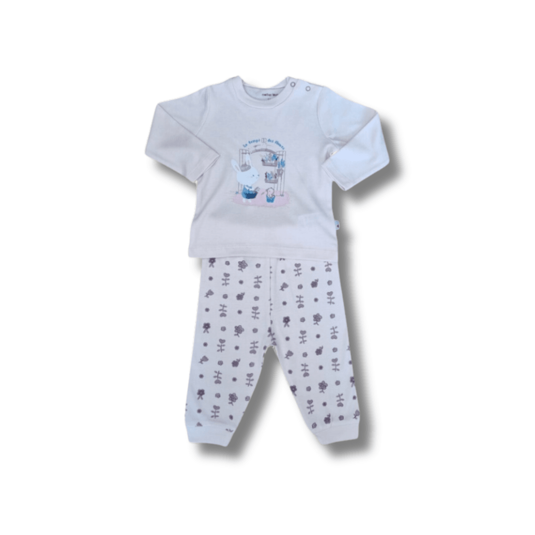 Mother Love Organik Kız Bebek Pijama Takımı Sude