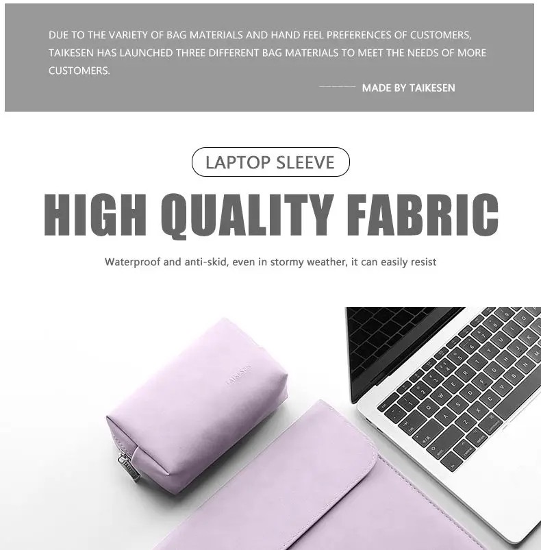 Premium Laptop Sleeve Case with Free Power Pack – Slim, Waterproof Cover for MacBook, Notebook & Tablet – Multiple Colors | HappyNear