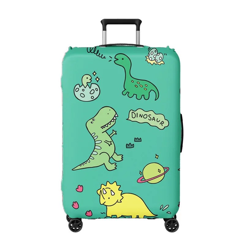 Cute Cartoon Luggage Cover – Fits 19"-32" Suitcases, Travel Trolley Case Protector – Multiple Colors Available