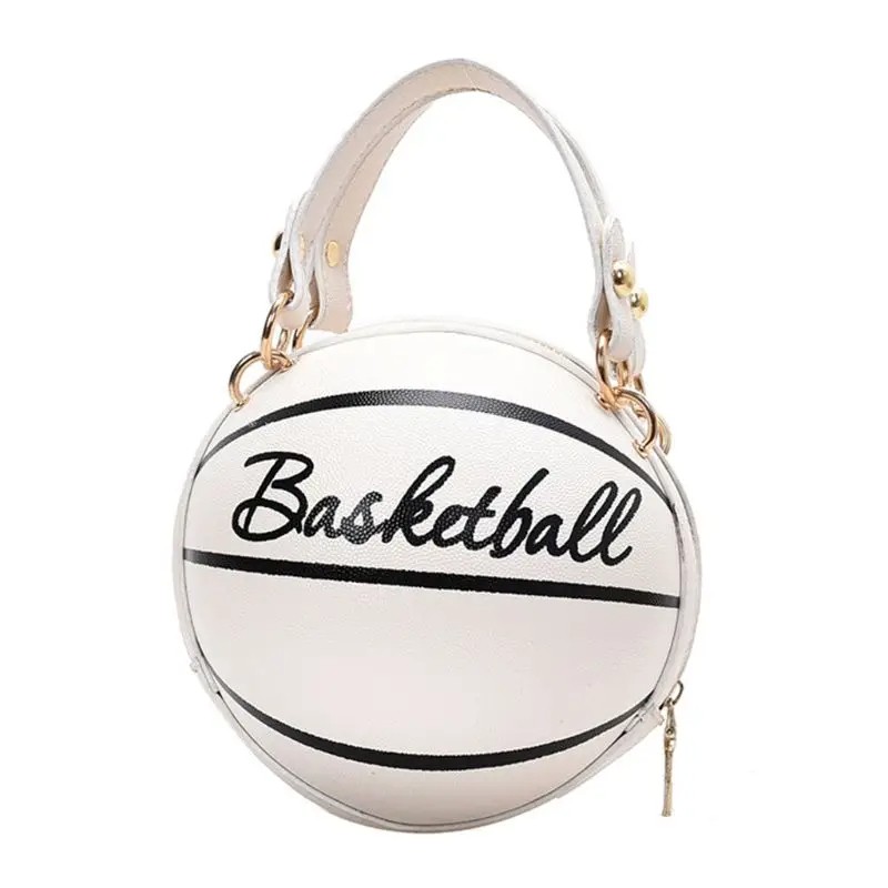 Borsa a tracolla a catena alla moda - Borsa dal design di calcio e basket