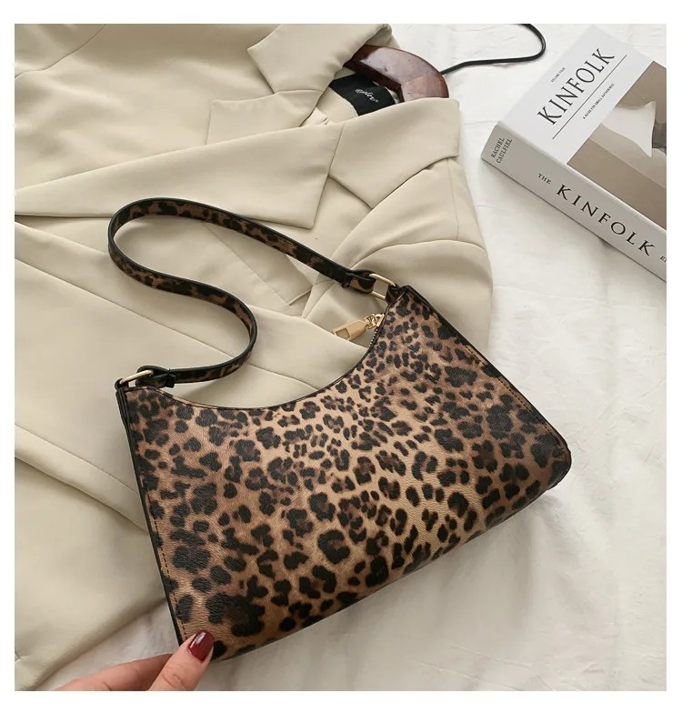 Fashion Print Shoulder Bag - Luxury Women’s Underarm Tote in PU Leather