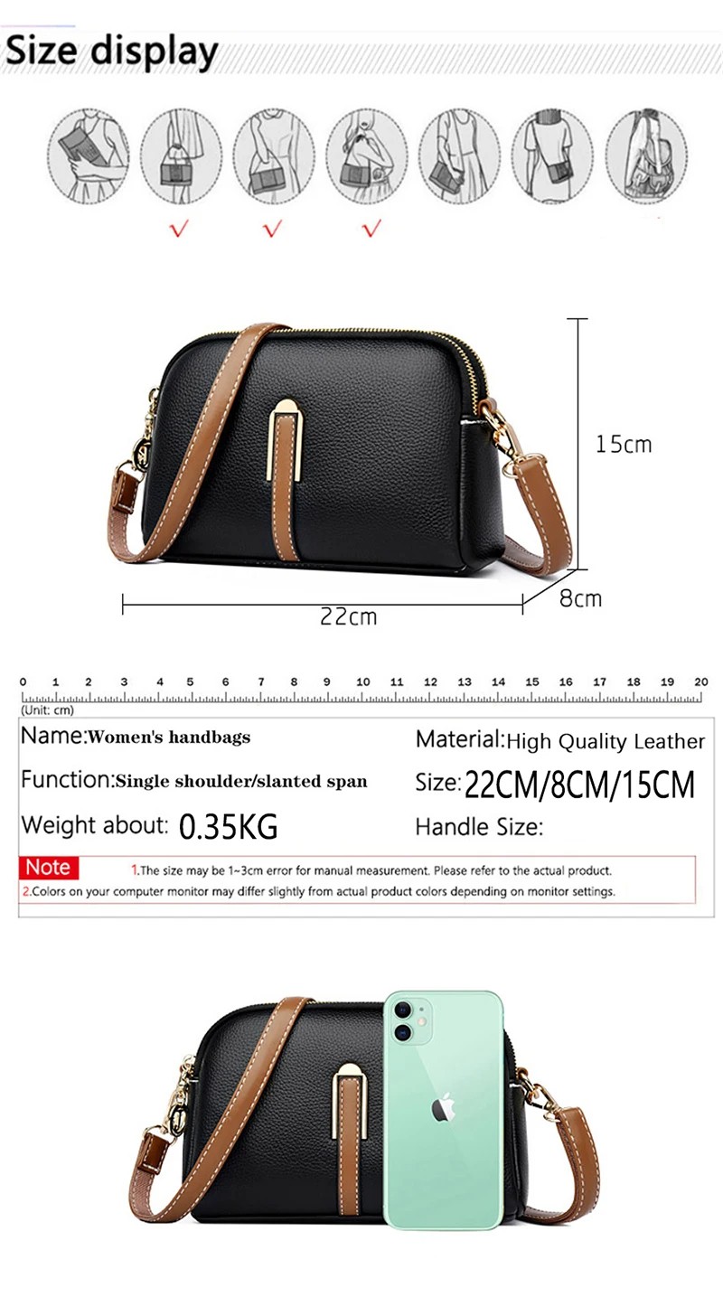 Borsa a tracolla da donna di lusso in vera pelle - Borsa a tracolla firmata con patta in pelle bovina