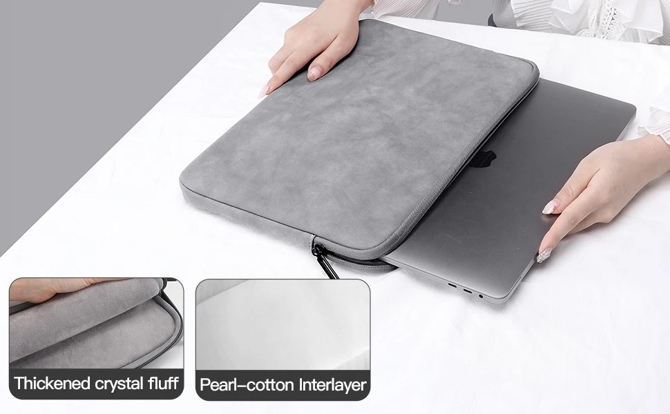 Premium Laptop Sleeve Case - Shockproof, Water-Resistant, and Stylish Design for 13-16 Inch Laptops