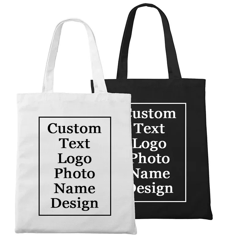 Personalized Tote Bag | Custom Logo or Text Shopping, Trip Tote Bag | Custom Name Wedding Gift | Custom Goodie Bag Girls