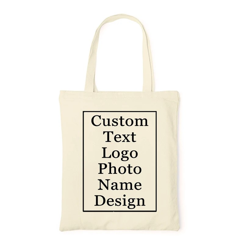 Personalized Tote Bag | Custom Logo or Text Shopping, Trip Tote Bag | Custom Name Wedding Gift | Custom Goodie Bag Girls