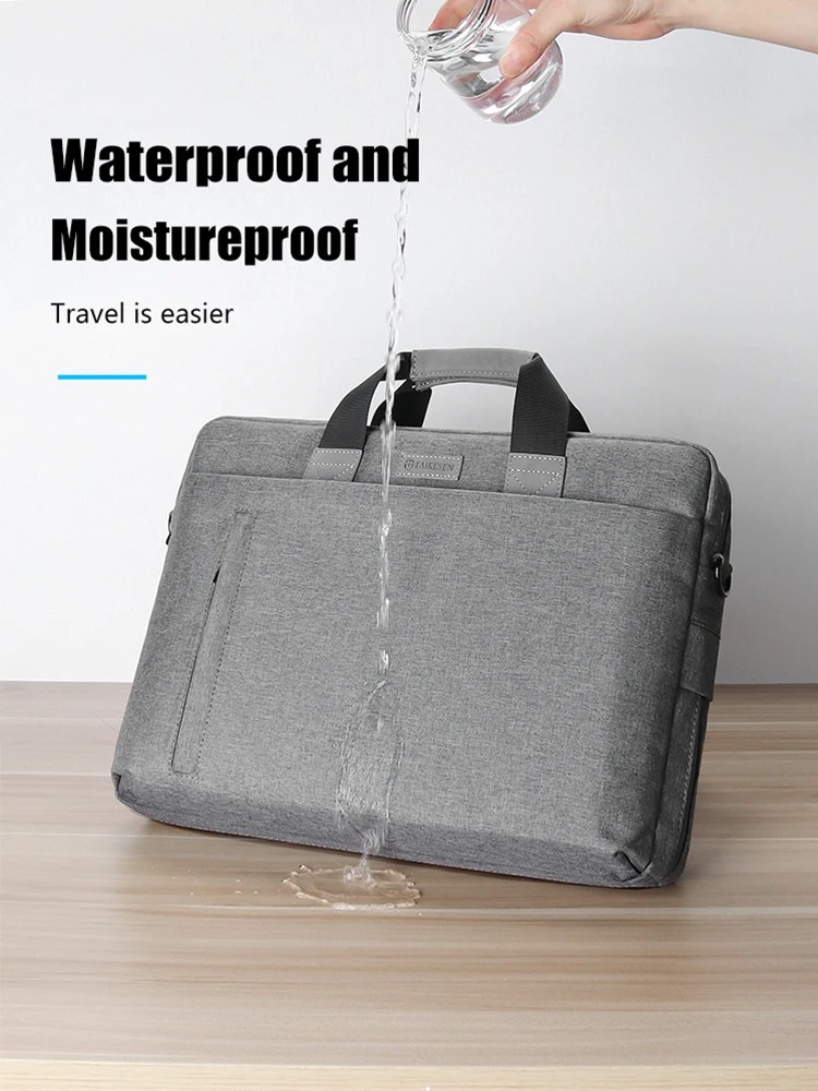 Premium Shockproof Waterproof Laptop Bag with Large Capacity – 13.3" to 17.3" Notebook Case with Trolley Strap for Travel – Perfect for Professionals on the Go