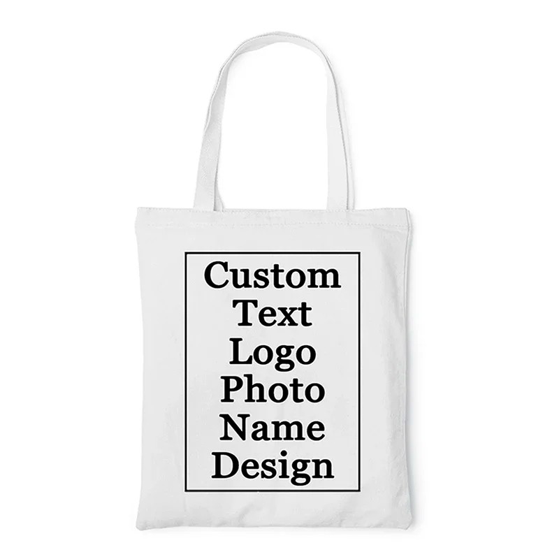 Personalized Tote Bag | Custom Logo or Text Shopping, Trip Tote Bag | Custom Name Wedding Gift | Custom Goodie Bag Girls