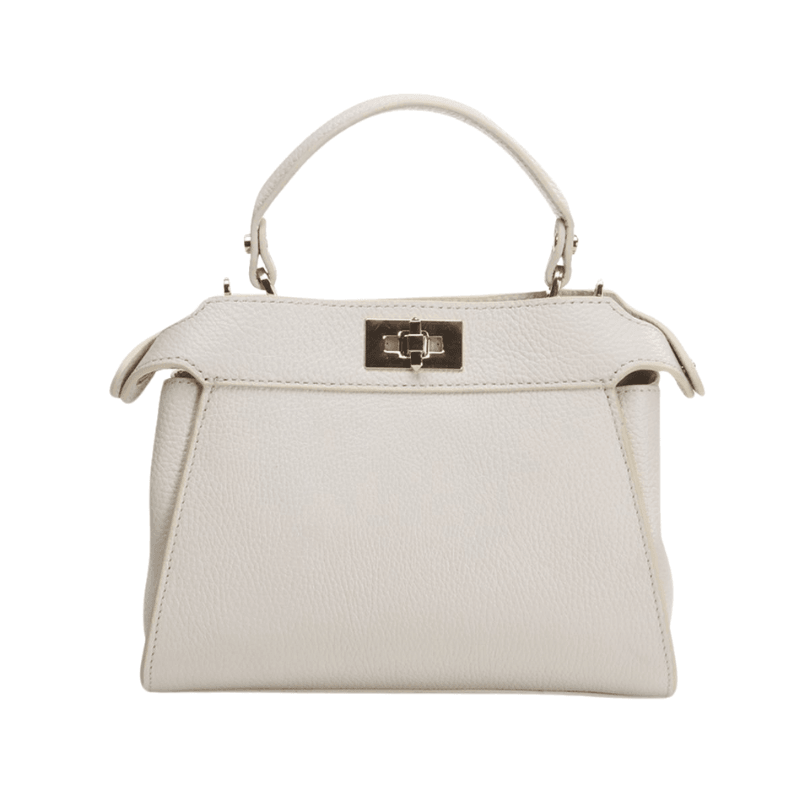 Abant Mini Crossbody – Premium Genuine Leather Handbag in Beige by HappyNear Exclusive