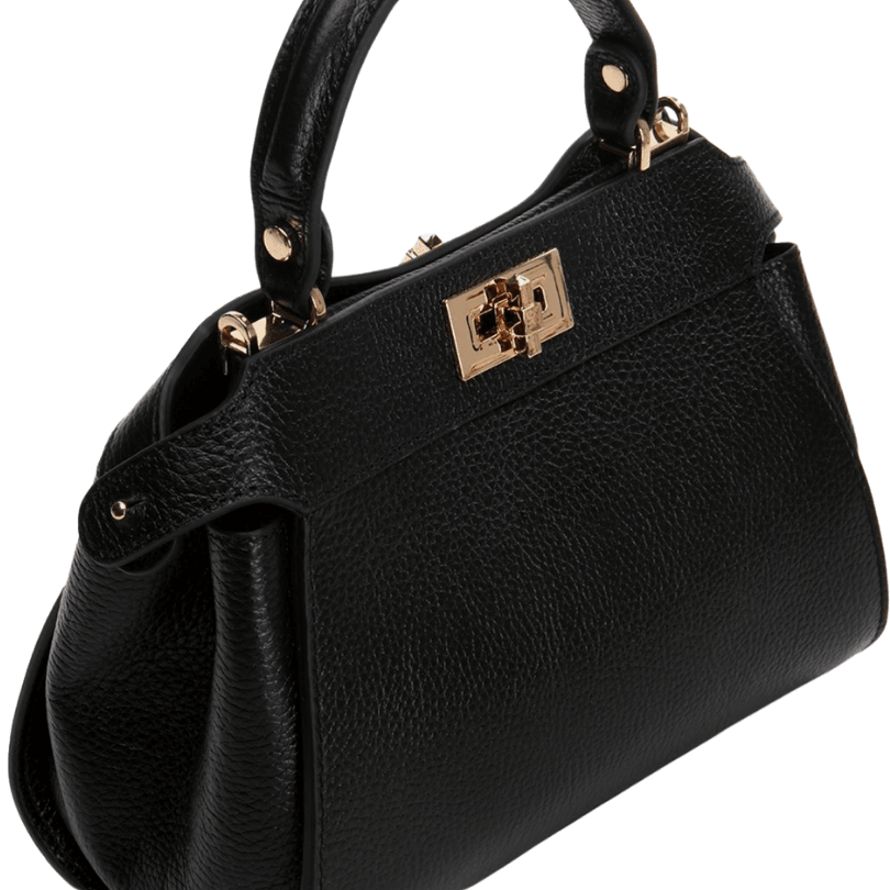 Abant Mini Crossbody – Premium Genuine Leather Handbag in Black by HappyNear Exclusive