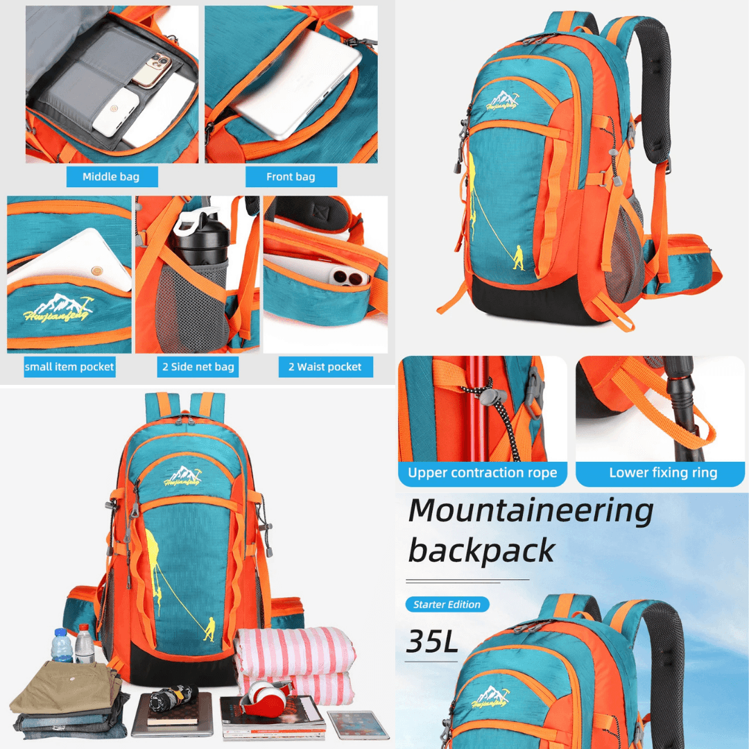 Ultimate Outdoor Hydration Hiking Backpack - Lightweight, Durable & Comfortable - Perfect for Camping, Climbing & Travel