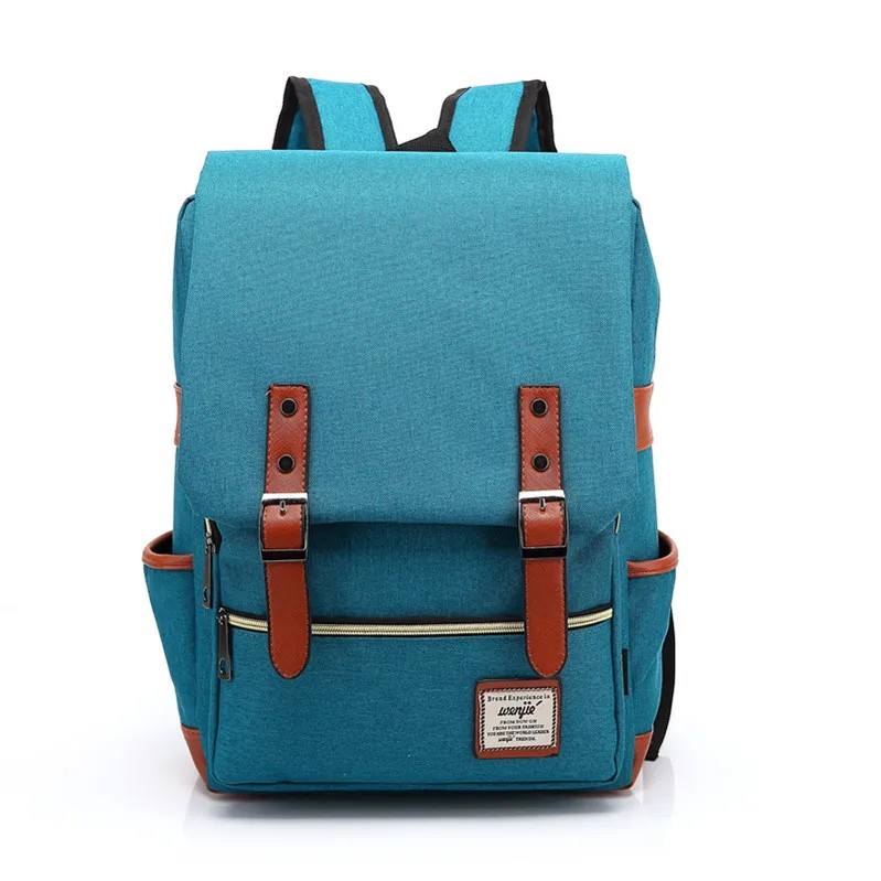 Vintage Waterproof 16-Inch Laptop Backpack for Men & Women - Large Capacity, Travel & School Bag