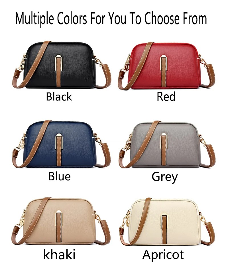Borsa a tracolla da donna di lusso in vera pelle - Borsa a tracolla firmata con patta in pelle bovina