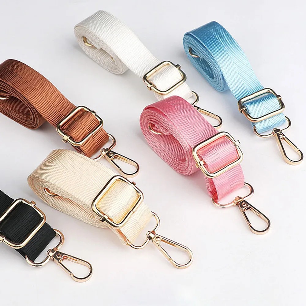 1.3M Long Wide Shoulder Bag Strap – Fashionable Adjustable Nylon Strap for Handbags, Crossbody Bags, and Messenger Accessories