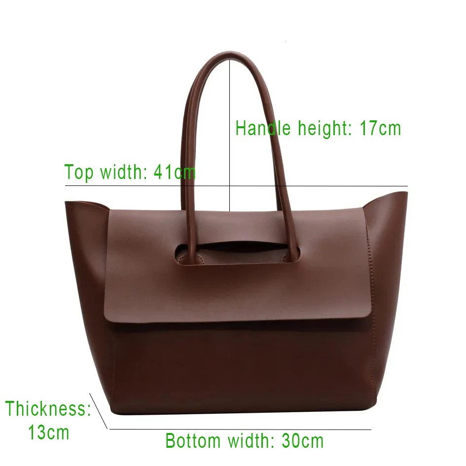 Luxury Large Capacity Designer Tote Bag – High-End Retro Korean Style Travel Handbag for Women