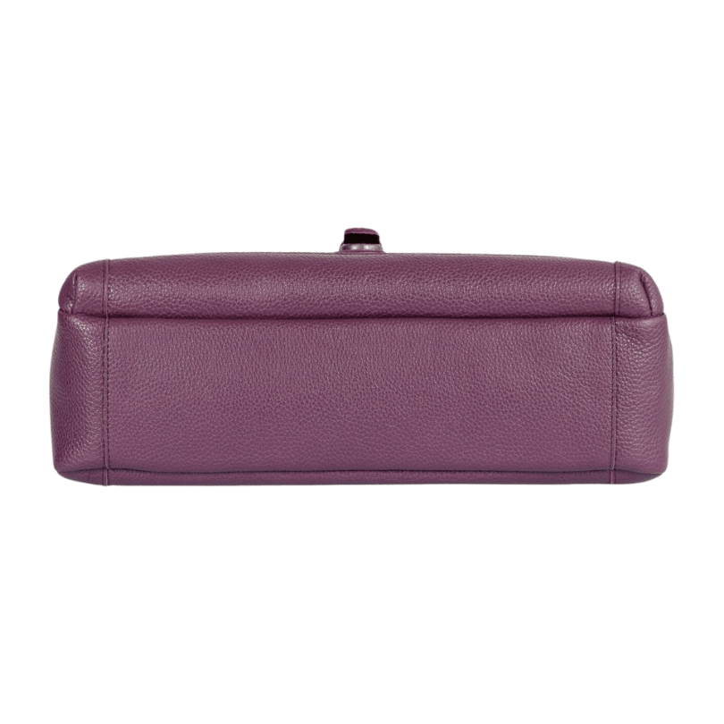 Antalya Harmony Crossbody – Premium Leather Laptop-Compatible Shoulder Bag in Purple Mosaic by HappyNear Exclusive